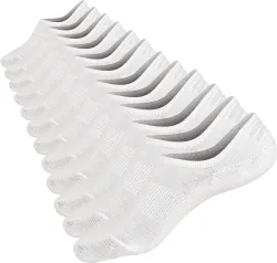 No Show Sock Low Cut Ankle Short Socks for Men/Women Basic Casual Anti-skid Cotton Socks with Non Slip Grips