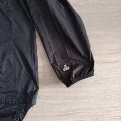 Adidas jacket black size M with hoodie