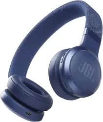 JBL Live 460NC - Wireless On-Ear Noise Cancelling Headphones with Long Battery Life and Voice Assistant Control - Blue, 