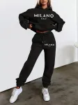 Printed Hoodie Suit