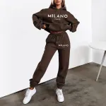 Printed Hoodie Suit