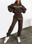 Printed Hoodie Suit